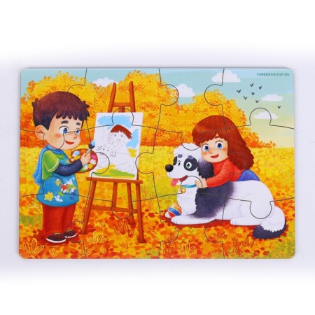 Puzzle "Autumn Portrait"