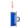 Diva Fuck Box sex machine, 2 nozzles, metal, blue color, 39 cm