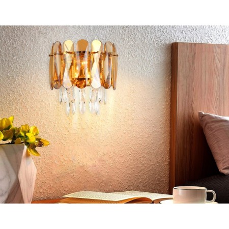 Wall lamp with a crystal Ambrella Light, Traditional, TR5078, E14, Color Gold-2