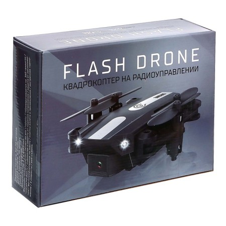 Flash Drone quadrocopter, 480p, Wi-Fi, with a bag, black color-16