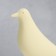 Souvenir Polystone "Bird - Long legs" White 23x17 cm