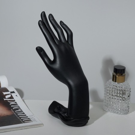 Stand for jewelry "Hand" 9 × 12 × 22, black color-1