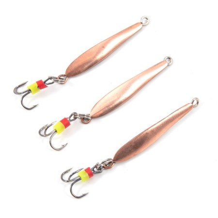 Vertical spin "Yaman" Malek with a tee, size 28 mm, 1.3 g, color copper-1
