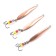 Vertical spin "Yaman" Malek with a tee, size 28 mm, 1.3 g, color copper