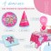 Disposable paper plate "Happy birthday" dolls, 18 cm