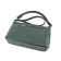 Female bag, artificial leather, green 30x8x20 cm