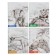 A notebook of 96 sheets in Calligrata Africa, cover cardboard chrome-ersatz, block No. 2, whitewash 75% (gray sheets), mix