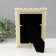 Photo frame 1131 10x15 cm "Pearls" plastic, col. lactic