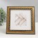 Photo frame Plastic "Mira" 15x15 cm gold (plastic screen)