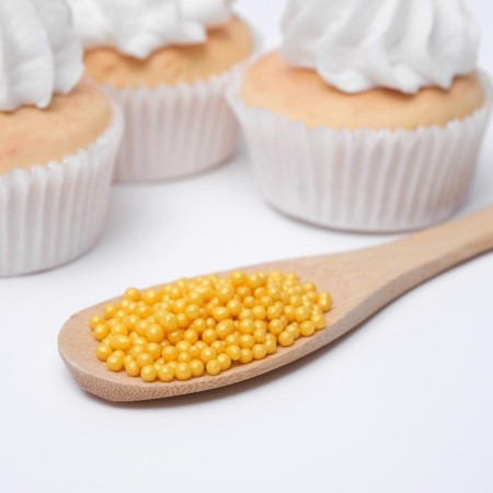 Confectionery sprinkling, gold, 50 g-1