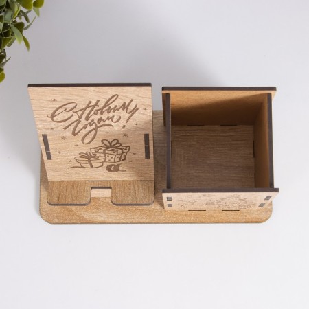 The desktop organizer "Snowman" 18x12.5x9 cm (set of 8 parts)-4