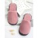 Slippers female closed nose, size 39-41, color dusty rose