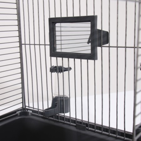 Birds Cell "Piggers" No. 100, collapsible, 42 x 30 x 37cm (staff.) Gray-11