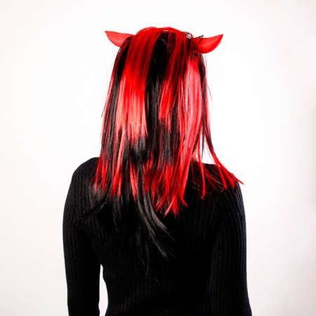 Carnival wig "Damn", 3 colors, 130 g-1