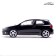Metal Metal Volkswagen Golf GTI, 1:43, Black Color