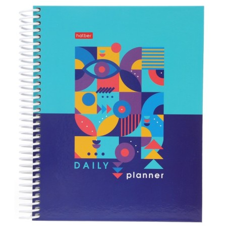 Delivery of a low -end A5, 96 sheets, "graphic patterns", a solid cover, a special linen