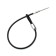 Cable "loop-og" 17 cm, black color