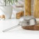 A colander made of stainless steel "Marco", d = 16.5 cm, a long handle, chrome color
