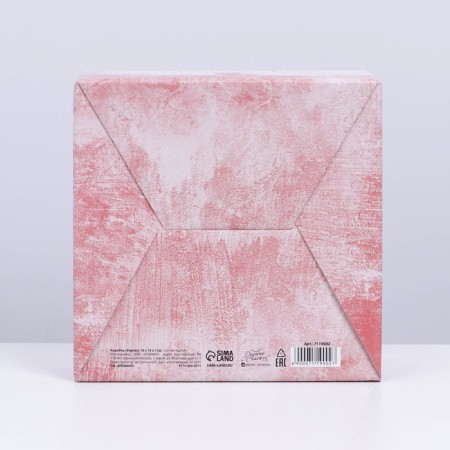 Box Gift team, packaging, "Pressent", 15 x 15 x 7 cm-7