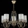 Sherborne 5x60W chandelier E14, bronze 56.2x56.2x37.4 cm