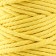 Knitting cord 100% cotton, width 3mm 25m 80g "yellow" 4.5x4.5x10 cm