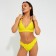 Separate Minaku swimsuit with assemblies yellow color, size 44