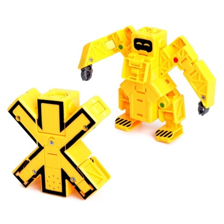 Set of robots "alphabet", transformed, 7 pieces, gather in 1 robot-4