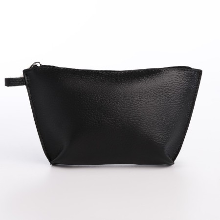 Women's bag with a zipper, with a cosmetic bag, black color-6