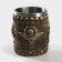 Stainless steel mug "Skull. Halloween ", 400 ml, beige color