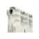 Bimetallic radiator Rommer Profi BM 500, 500 x 80 mm, 4 sections