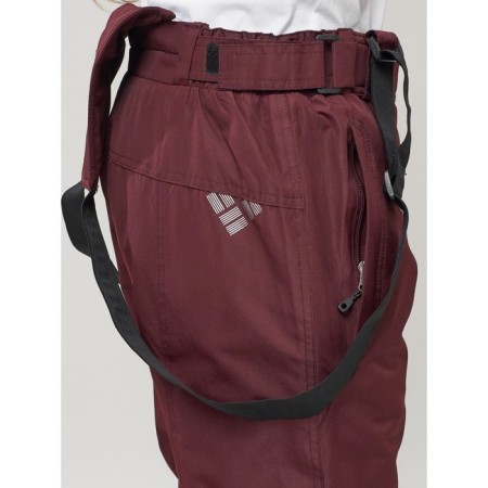 Semi -combinezone ski female, burgundy color, size 50-2