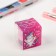 Hair elastic bands Spring "Unicorn", 4 pcs, diam 3.5 cm