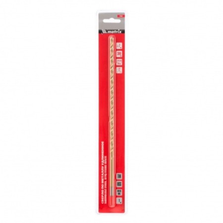 Spiral drill on metal Matrix, 7x300 mm, HSS, nitridetan coating-2