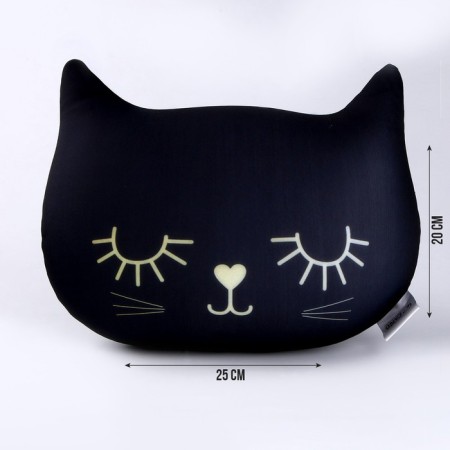 Antistress Pillow "Kitik", black-1