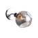 Wall lamp EVOLUCE. Sle155101-01. Gentore. 1x60 watts, E14, 13x14.5 cm, chromium color