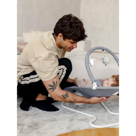 Electric shafts Children's Amarobaby Happy Swing, gray color-20