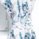 A set of curtains for a kitchen with praises Flower Mood 145x180cm-2 pcs., 100% p/e