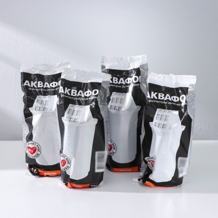 Smooth cartridge "Aquaphor A-6", 4 pcs-4