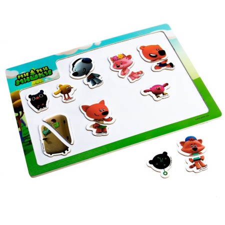 Wooden toy "Mi-Mi-Mimka" Board Magnetic 23 × 30 cm-1
