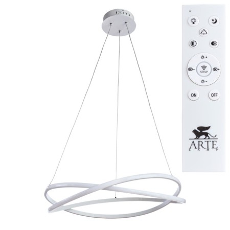 Swing chandelier, 162W LED, 3000-6000K, 9100LM, white color