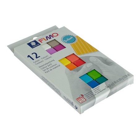 A set of plastic - polymer clay, Soft "Diamonds", 12 colors of 25 g-2