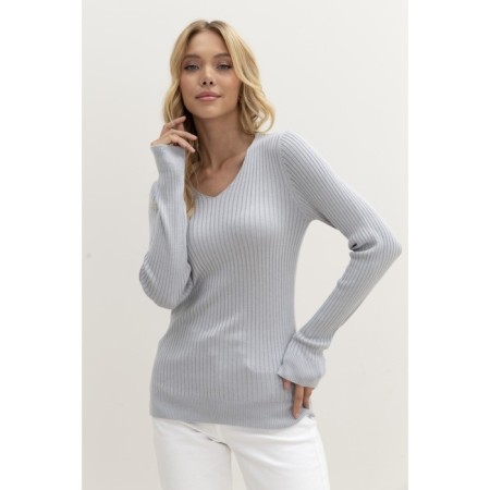 Female jumper, size l, gray color 62030