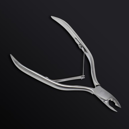 Manicure nippers for the cutter "Premium", double spring, 11 cm, blade length - 6 mm, silver color-5