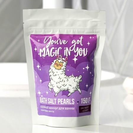 Lama's bath pearls, 130 g, mango aroma, Beauty Fooch-1