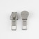 Automatic lock for metal zippers, No. 5, 10 pcs, Nickel color