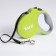 Diil roulette with a rubberized handle, 4 m, up to 20 kg, tape, green