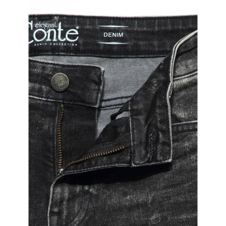 Women's jeans modeling Conte Elegant Skinny, size XL, color Washed Black-6