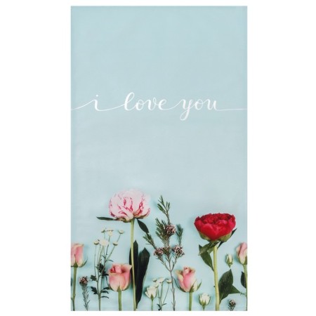 Towel "Ethel" I love you 40x73 cm, 100% cotton, sarzha 190 g/m2-1
