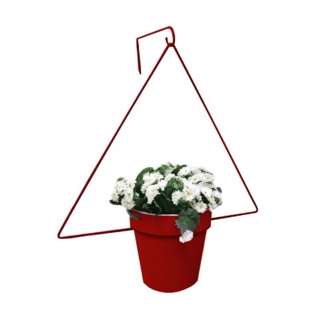 Kashpo holder, d = 18.5 cm, with bracket, ruby