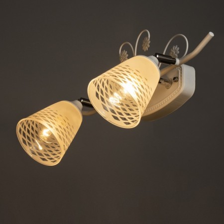 Bra "Bohemia" 2x14 40w is white 41.5x23x23cm-9